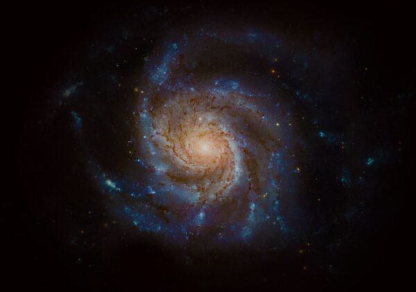 An image of the sky depicting the galaxy.