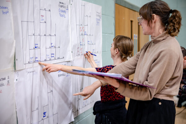 Director Kirsty Housley in rehearsals for RISE © Karol Wyszynski