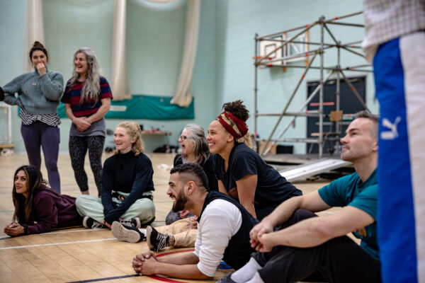 Cast rehearsals for RISE