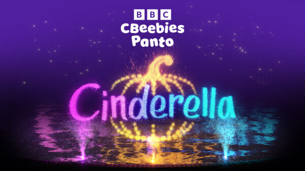 Logo for Cinderella, the BBC Cbeebies Panto