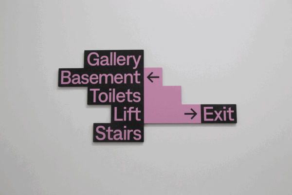 Signage in Loading Bay