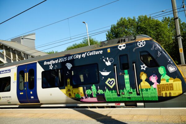 Northern Rail, 'The Bradfordian' Decorated with colourful Bradford icons and landmarks